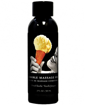 Earthly Body Earthly Body Edible Massage Oil French Vanilla 2oz