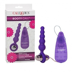 Booty Call Booty Shaker Vibrating Butt Plug - Purple