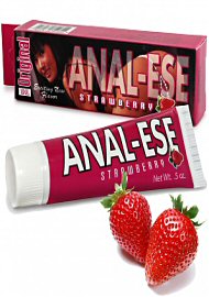 Anal Ease Flavored Desensitizing Lubricant Strawberry 0.5 Ounce